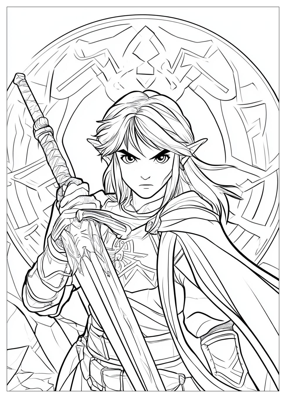 Zelda Coloring Pages-20