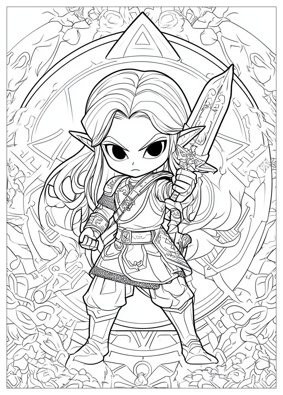 Zelda Coloring Pages-4