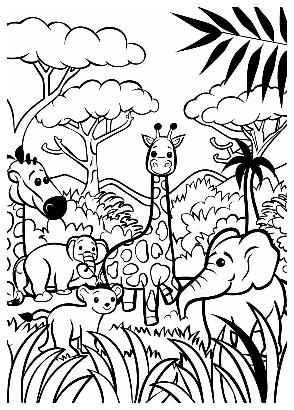 Zoo Coloring Pages-11