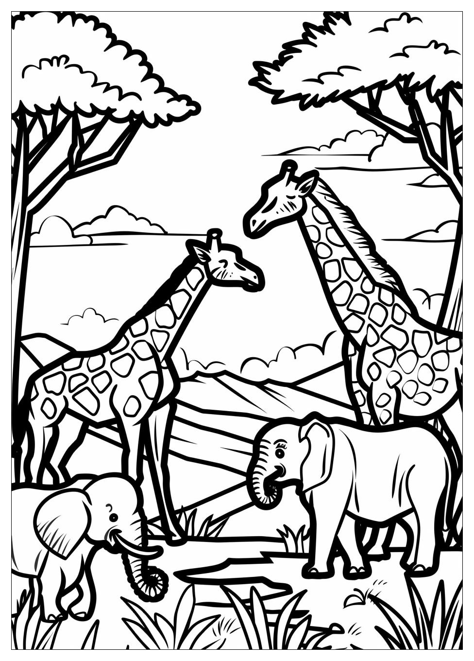 Zoo Coloring Pages-2