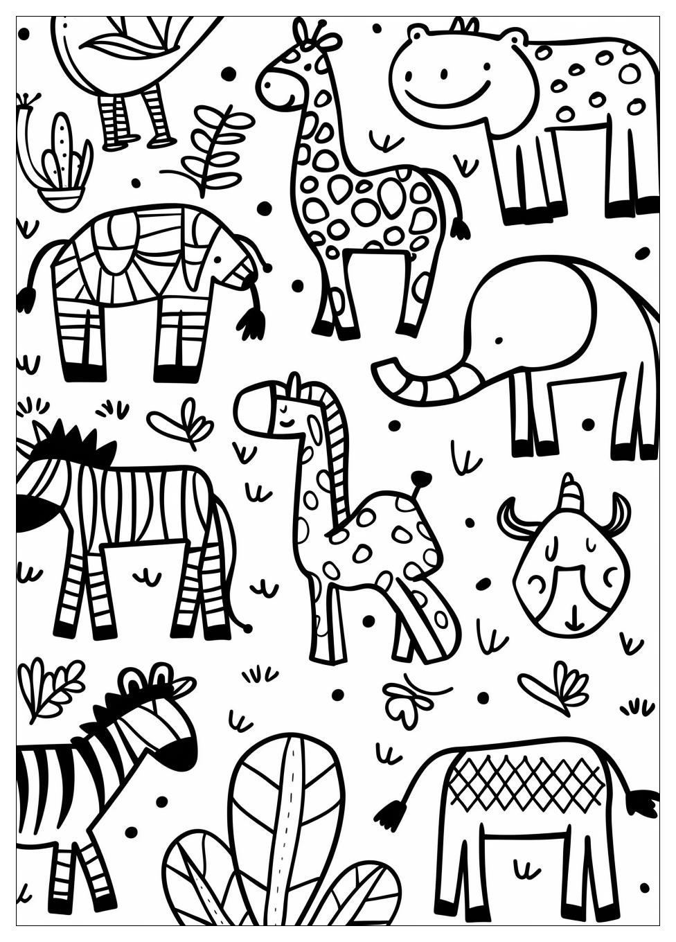 Zoo Coloring Pages-3