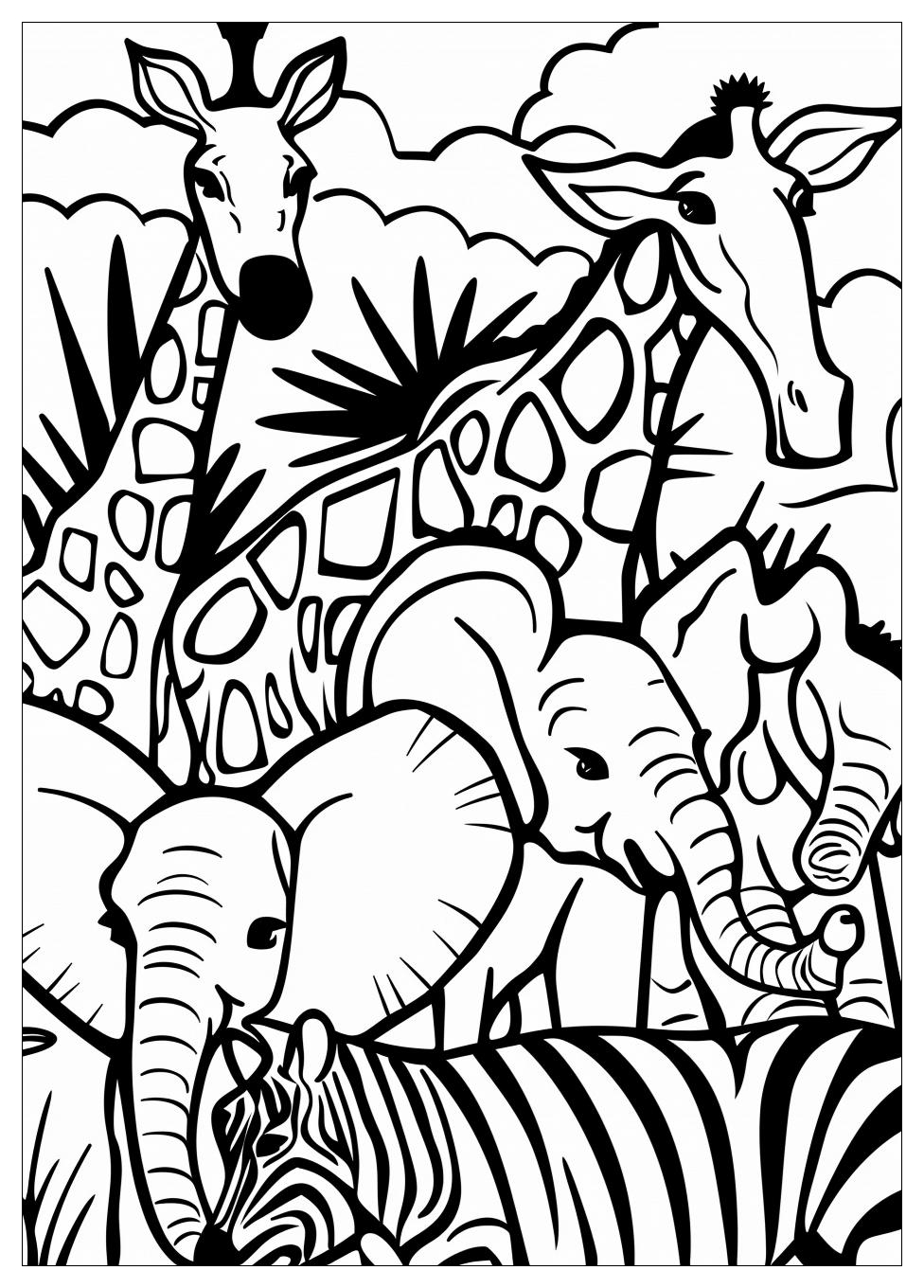 Zoo Coloring Pages-5