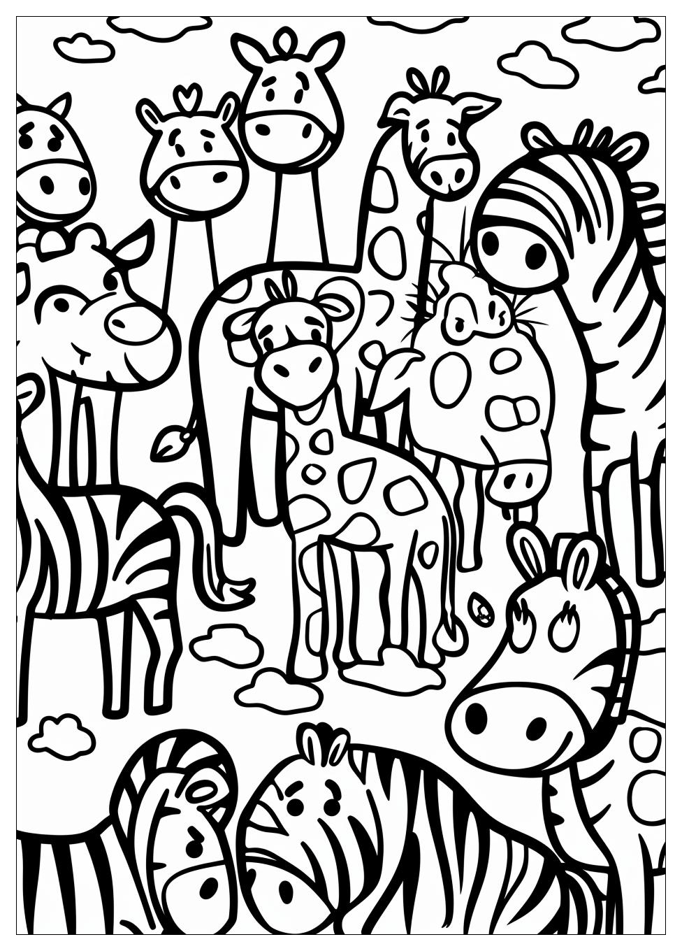 Zoo Coloring Pages-8