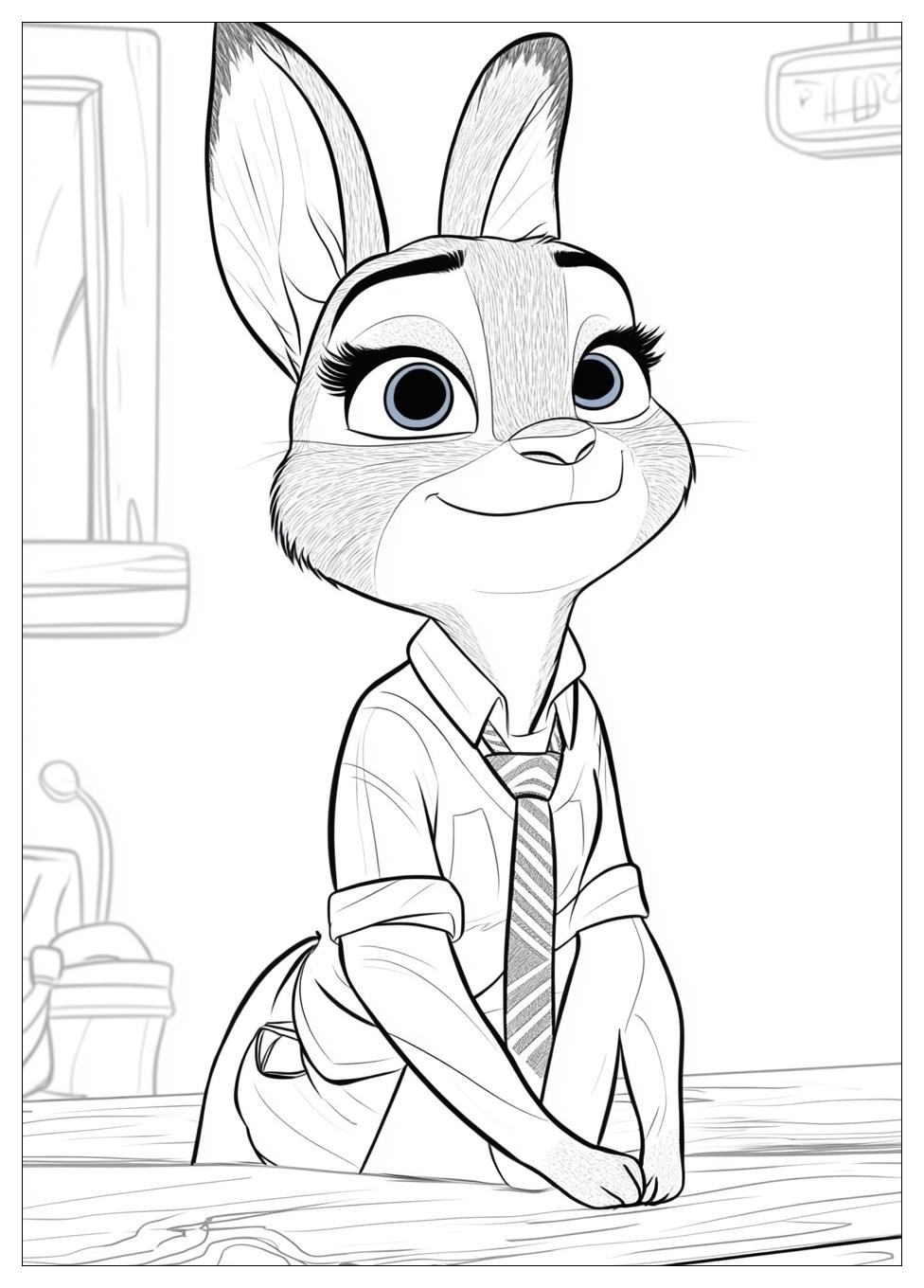 Zootopia Coloring Pages-11