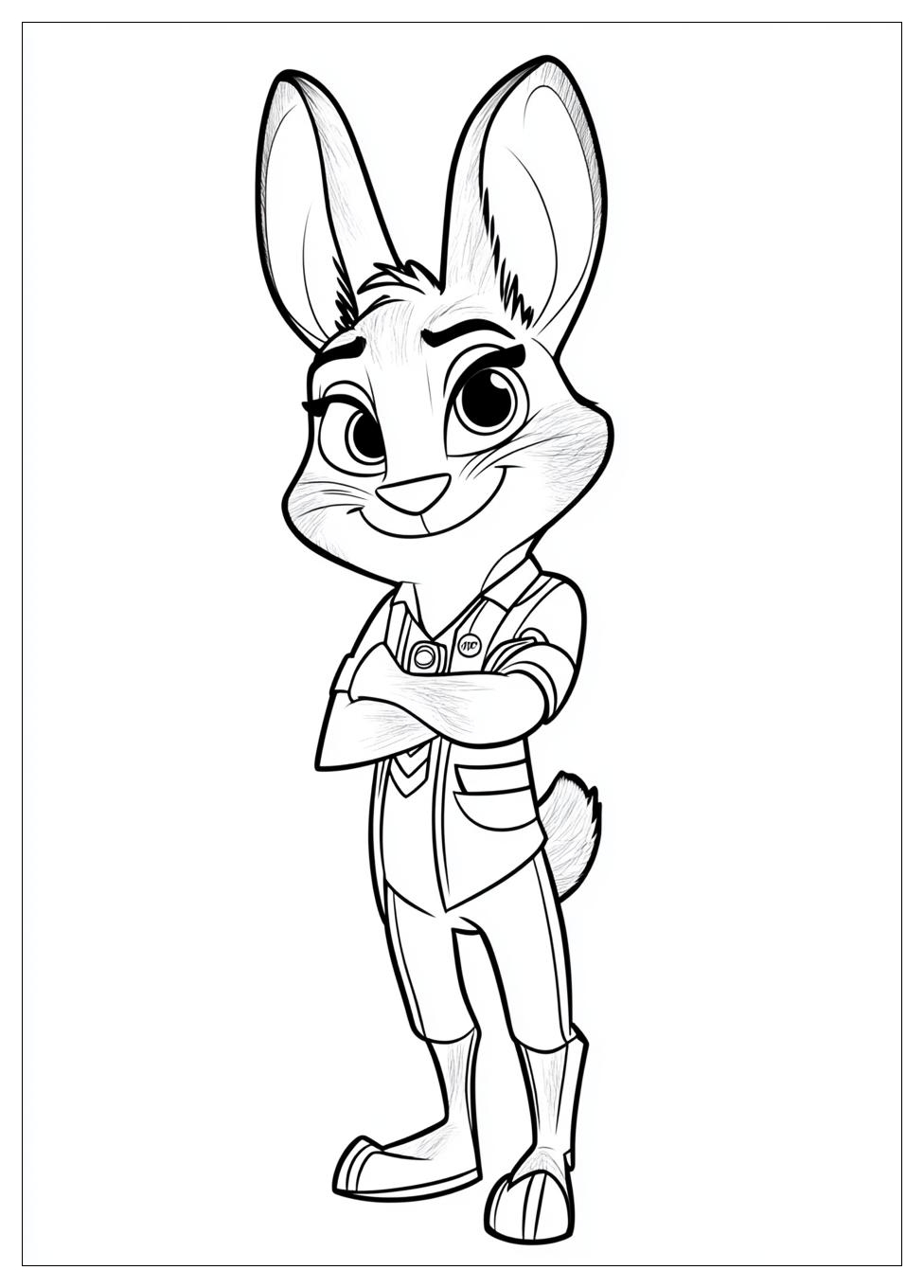 Zootopia Coloring Pages-12