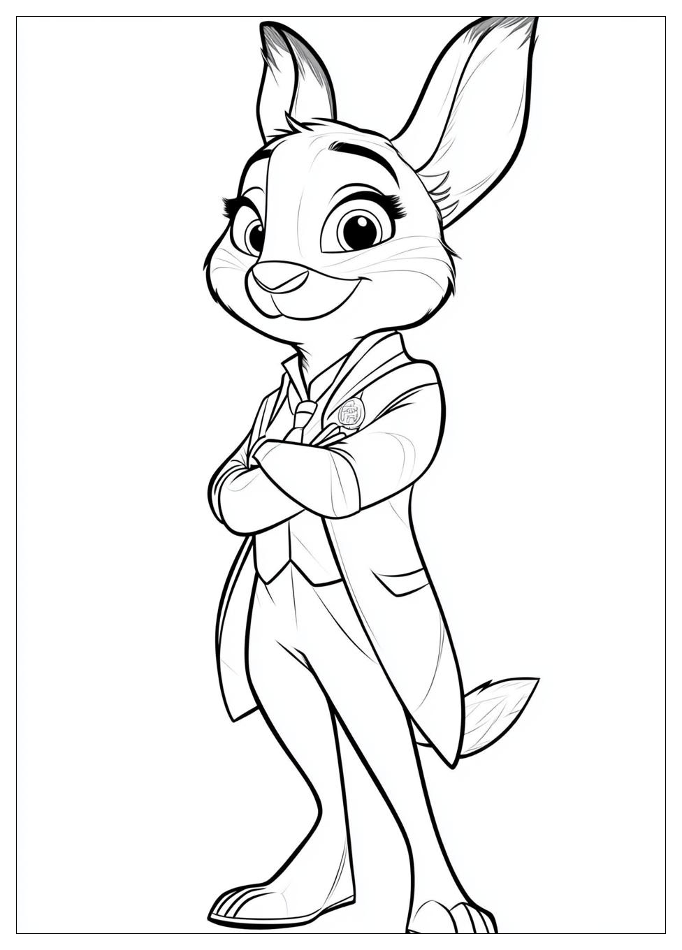 Zootopia Coloring Pages-13