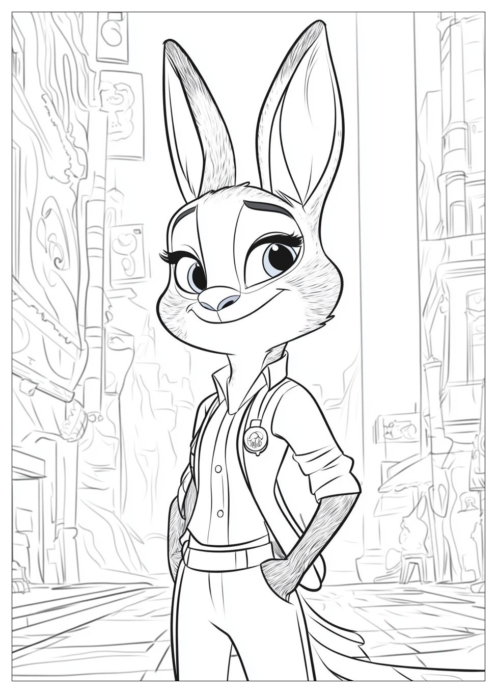 Zootopia Coloring Pages-14