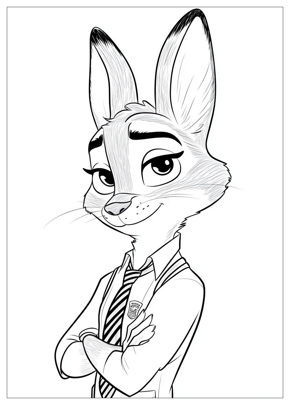 Zootopia Coloring Pages-17