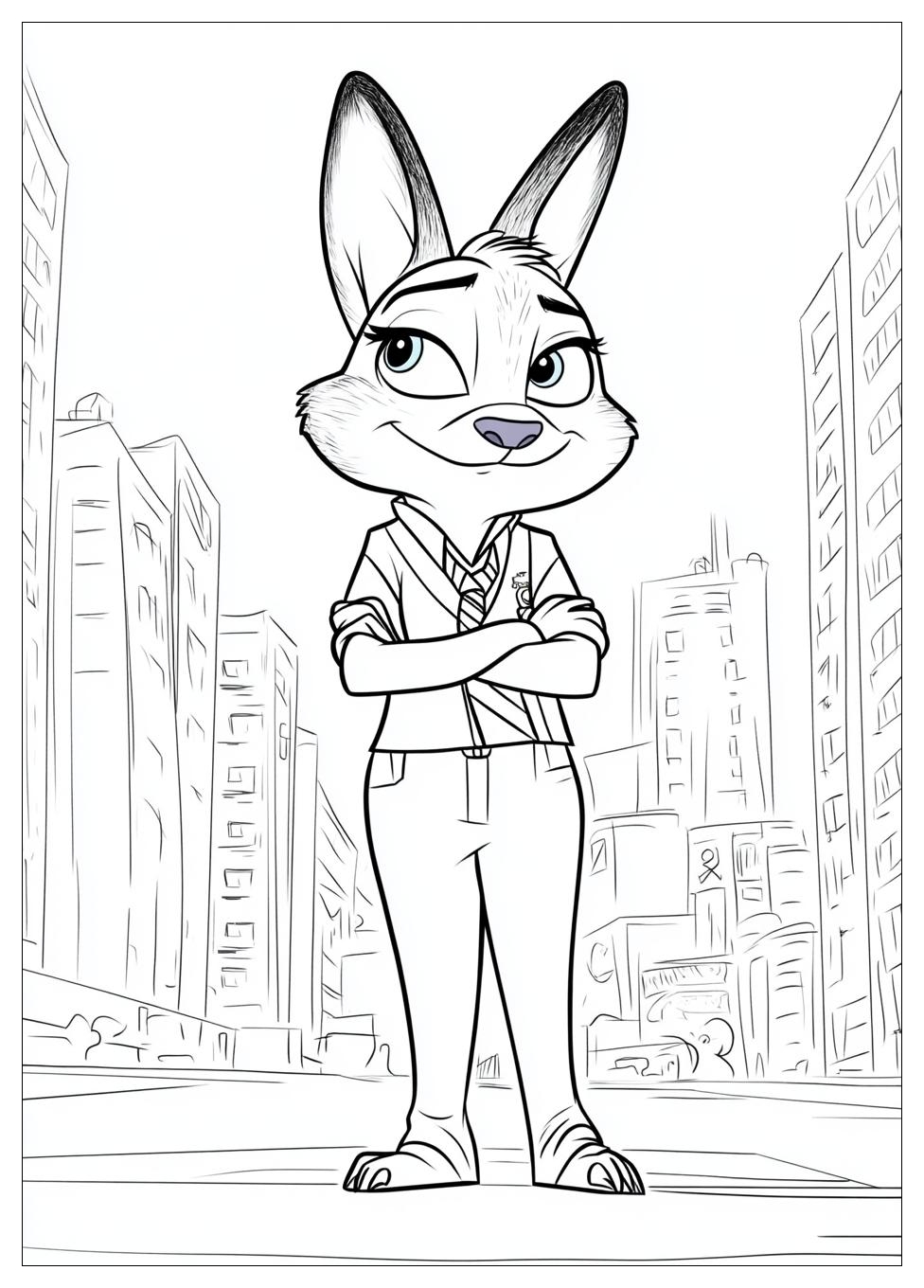 Zootopia Coloring Pages-2