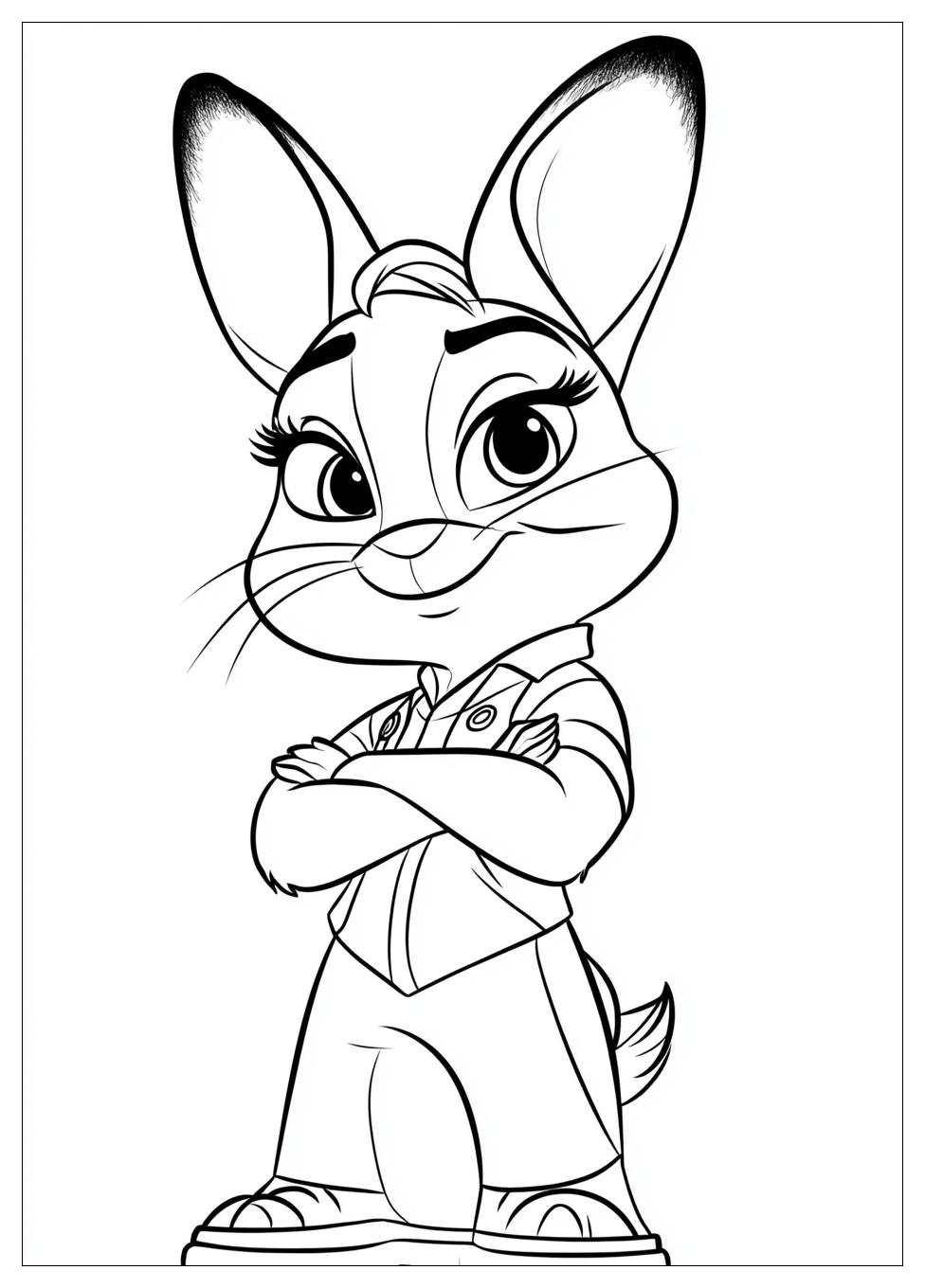 Zootopia Coloring Pages-3