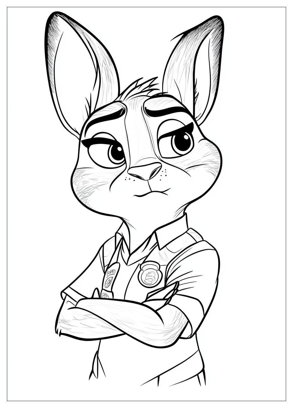 Zootopia Coloring Pages-4