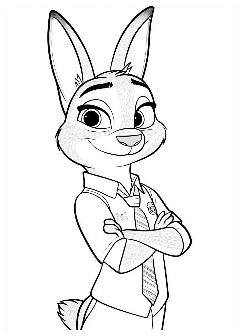 Zootopia Coloring Pages-6