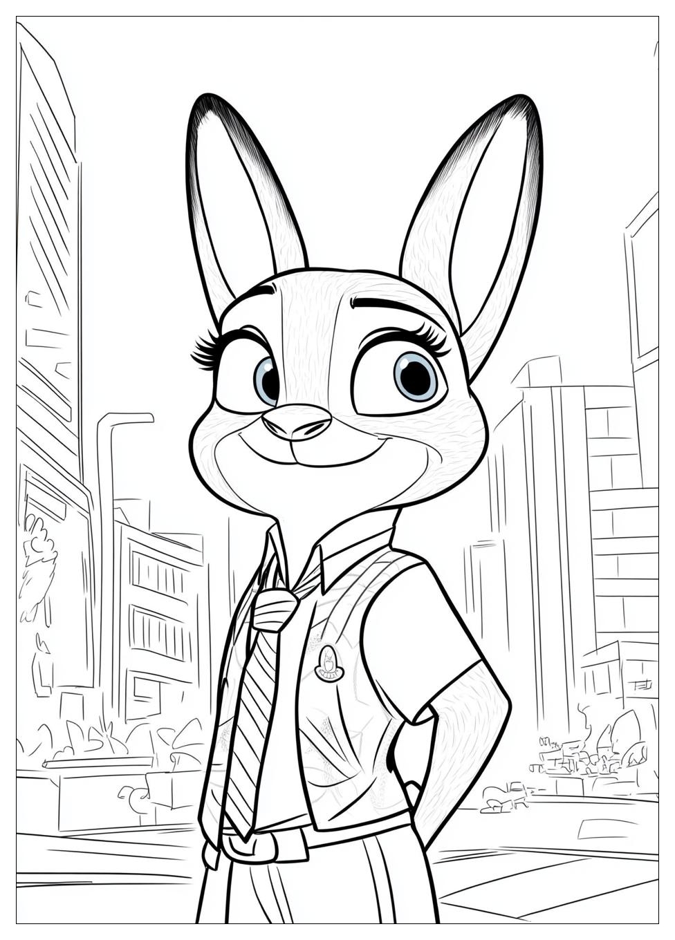 Zootopia Coloring Pages-7