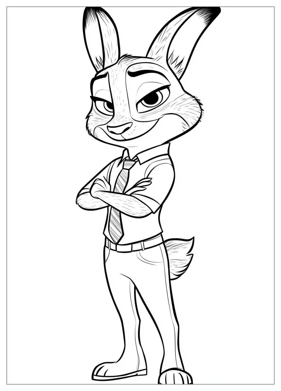 Zootopia Coloring Pages-9