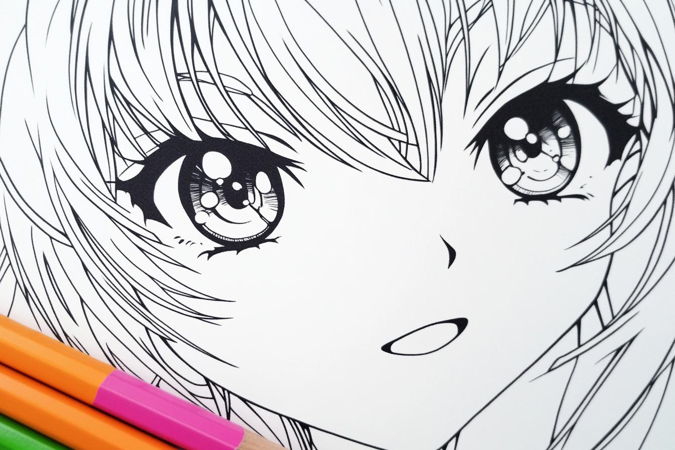 Anime Coloring Pages Free Printable PDF Anime Coloring Pages