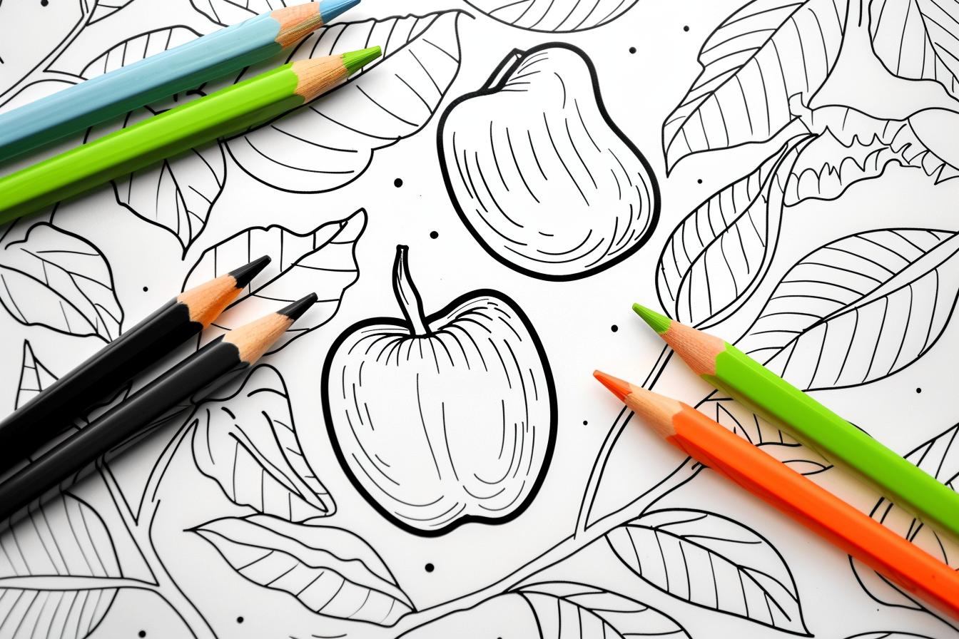 Apple Coloring Pages Free Apple Coloring Pages