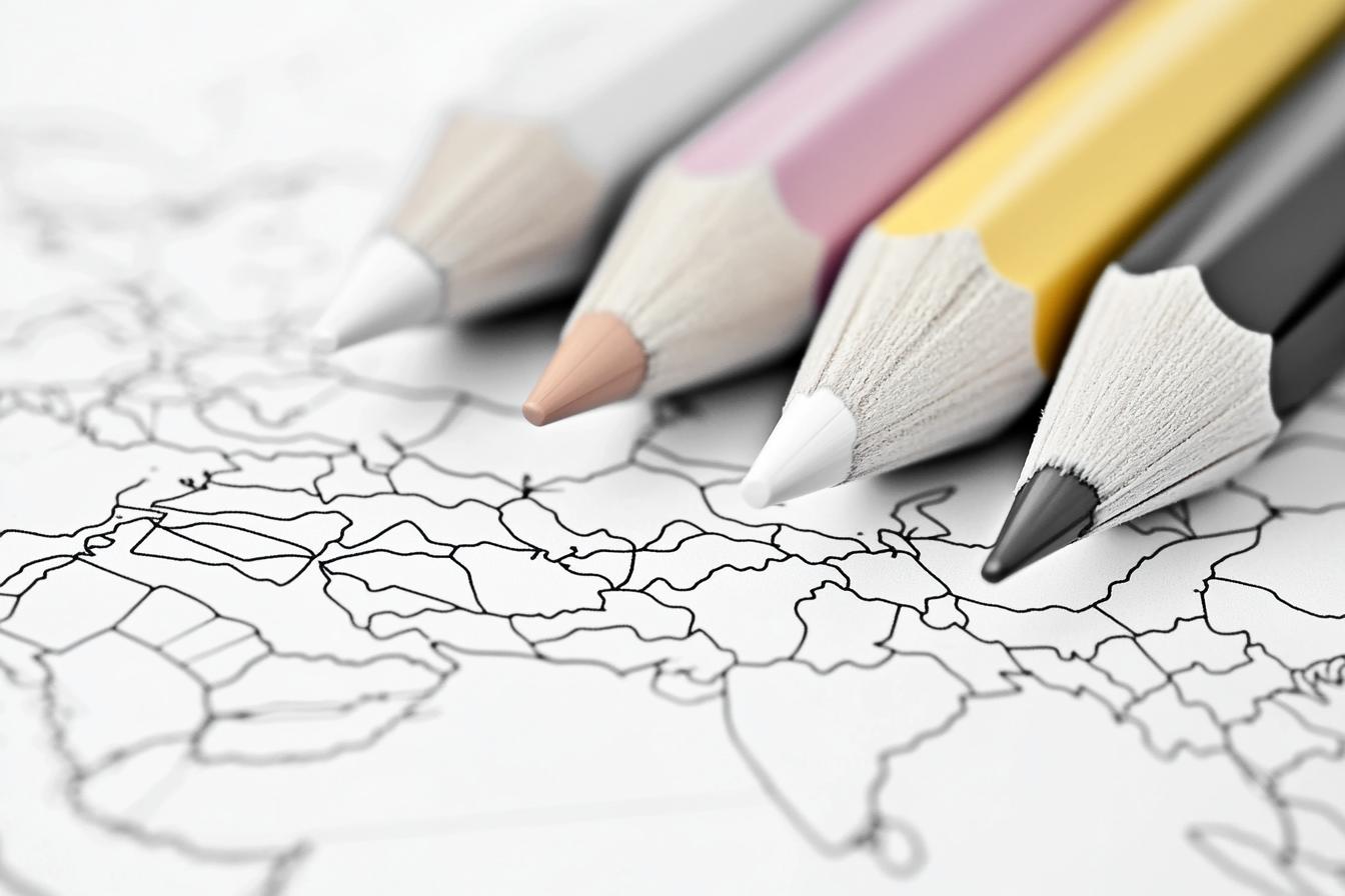 Asia Map Coloring Pages Free Printable PDF Asia Map Coloring Pages