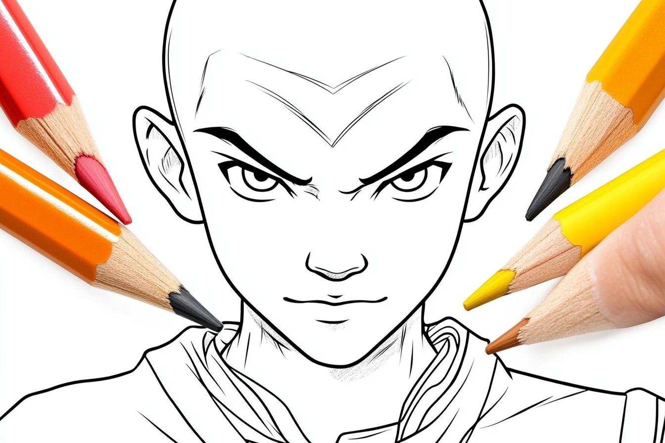 Free Printable PDF Avatar The Last Airbender Coloring Pages