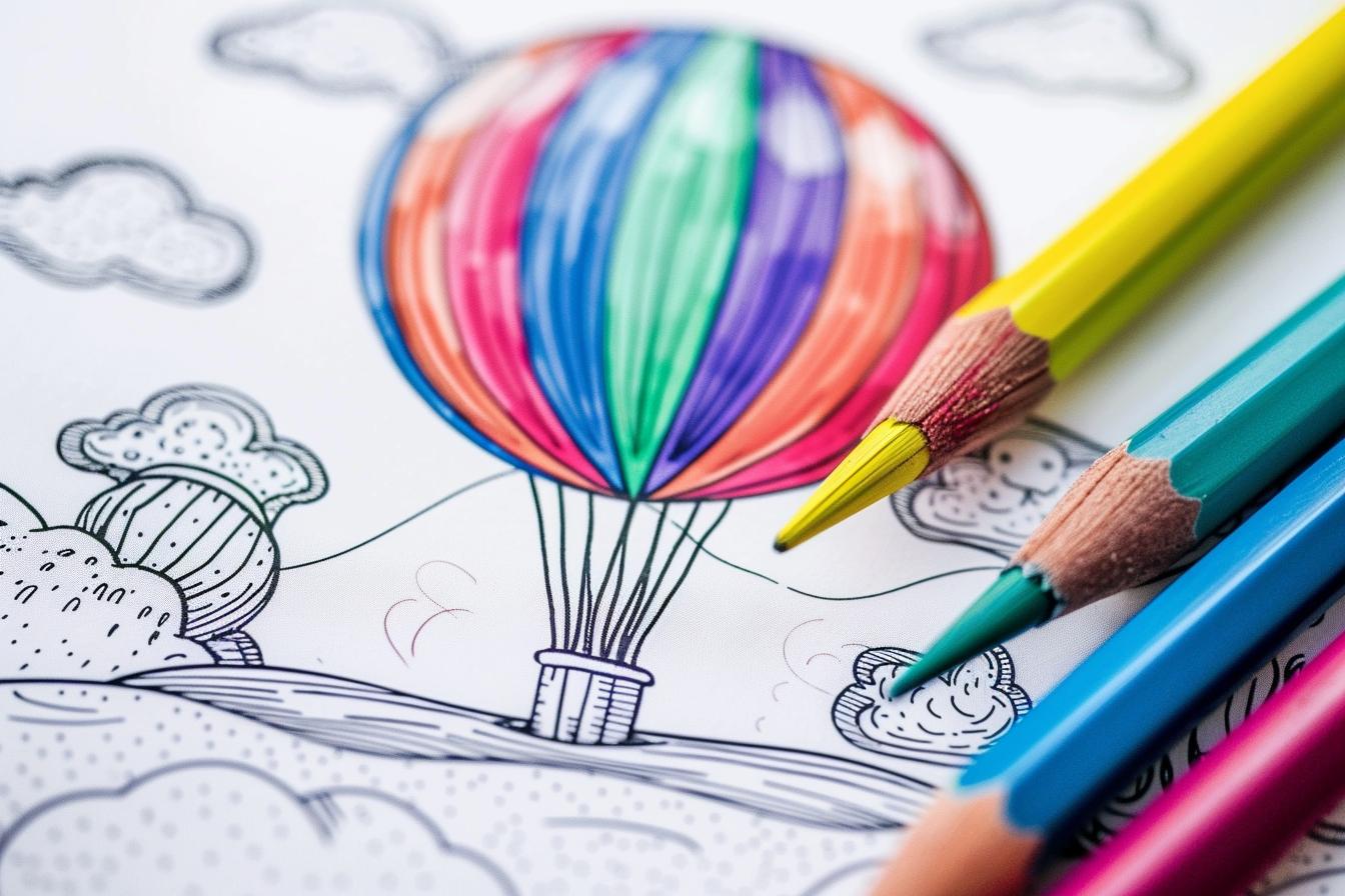 Balloon Coloring Pages Free Balloon Coloring Pages