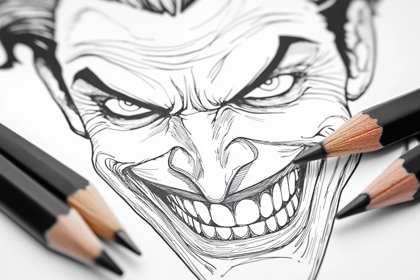 Batman and Joker Coloring Pages Free Printable PDF Batman and Joker Coloring Pages