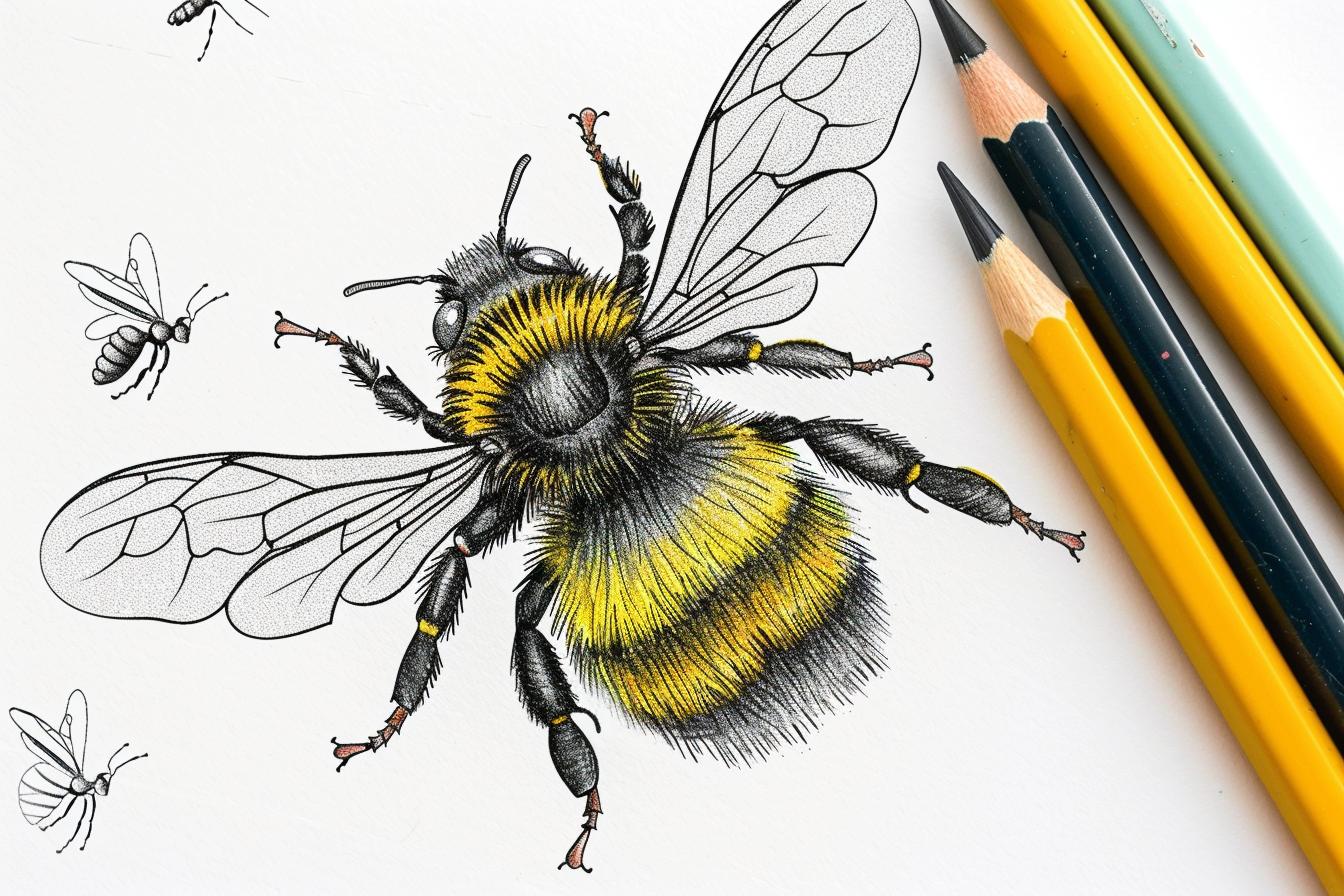 Bee Coloring Pages Free Printable PDF Bee Coloring Pages