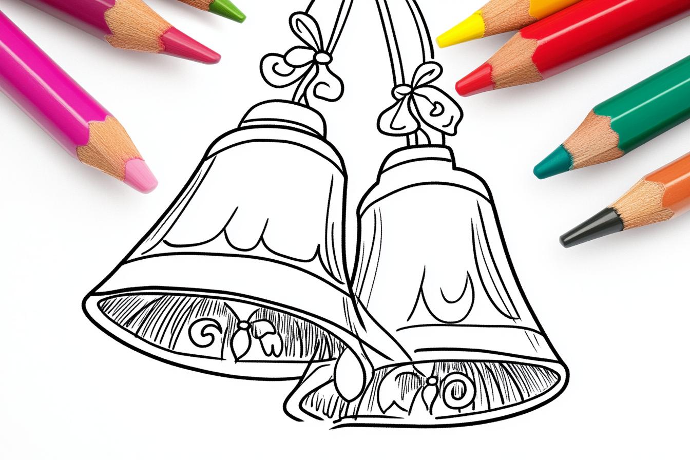 Free Printable PDF Bell Coloring Pages