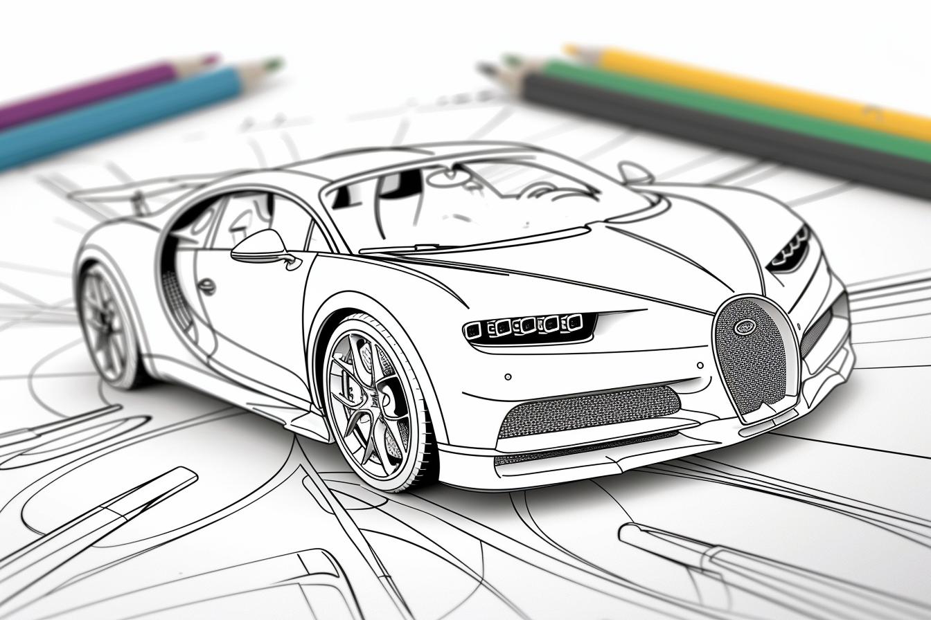Bugatti Coloring Pages Free Printable PDF Bugatti Coloring Pages