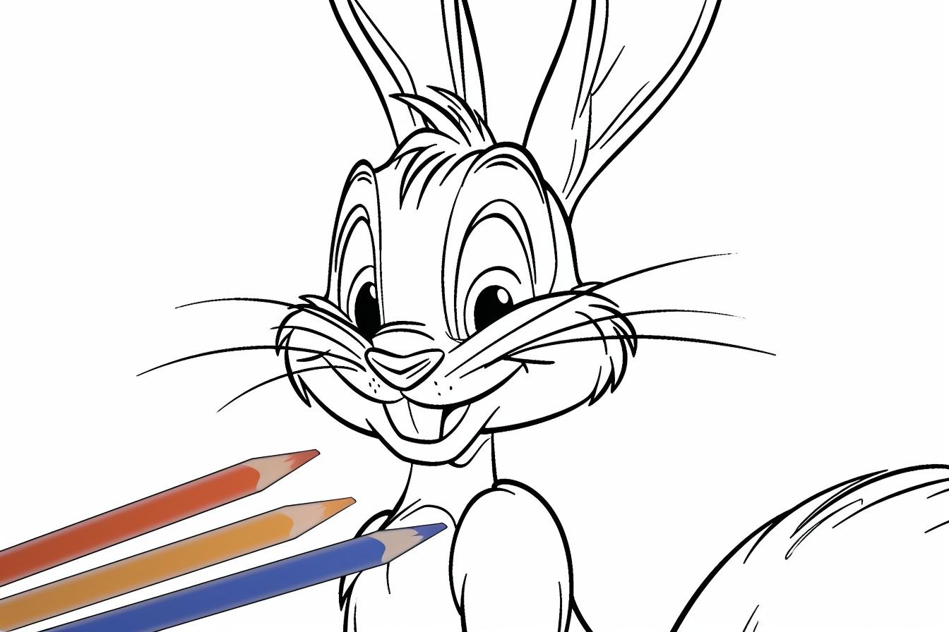 Bugs Bunny Coloring Pages Free Printable PDF Bugs Bunny Coloring Pages