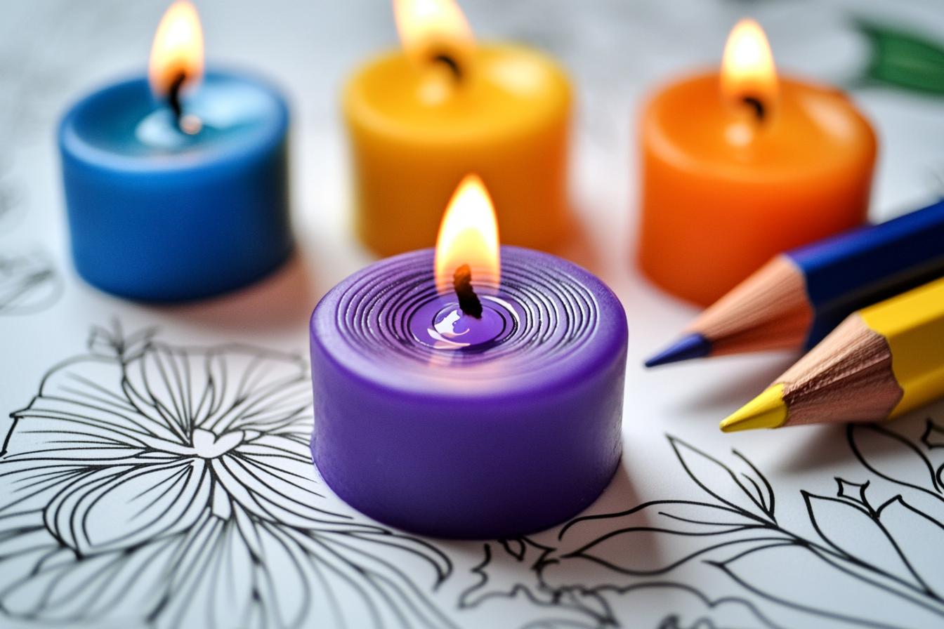 Free Printable PDF Candle Coloring Pages