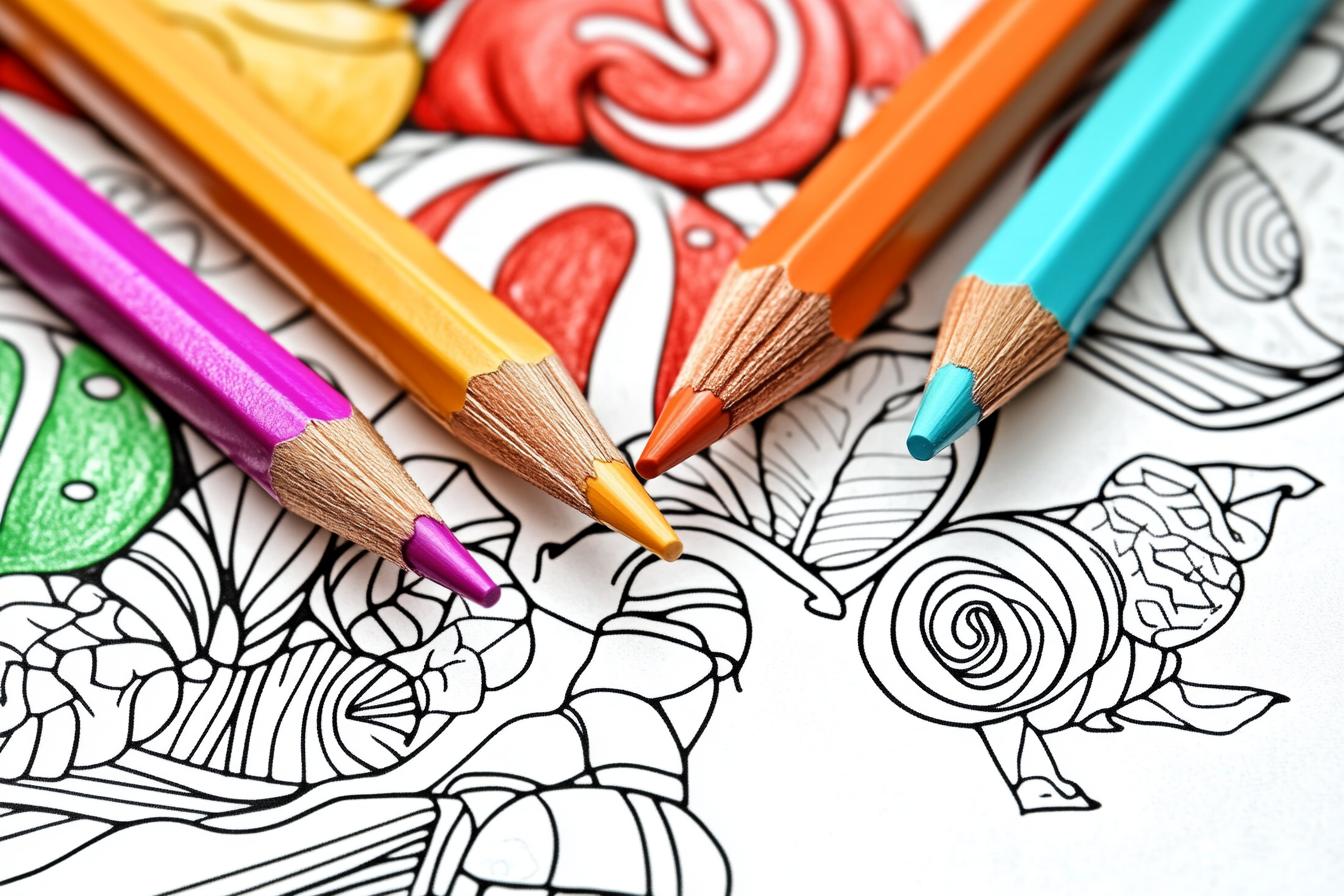 Free Printable PDF Candy Coloring Pages