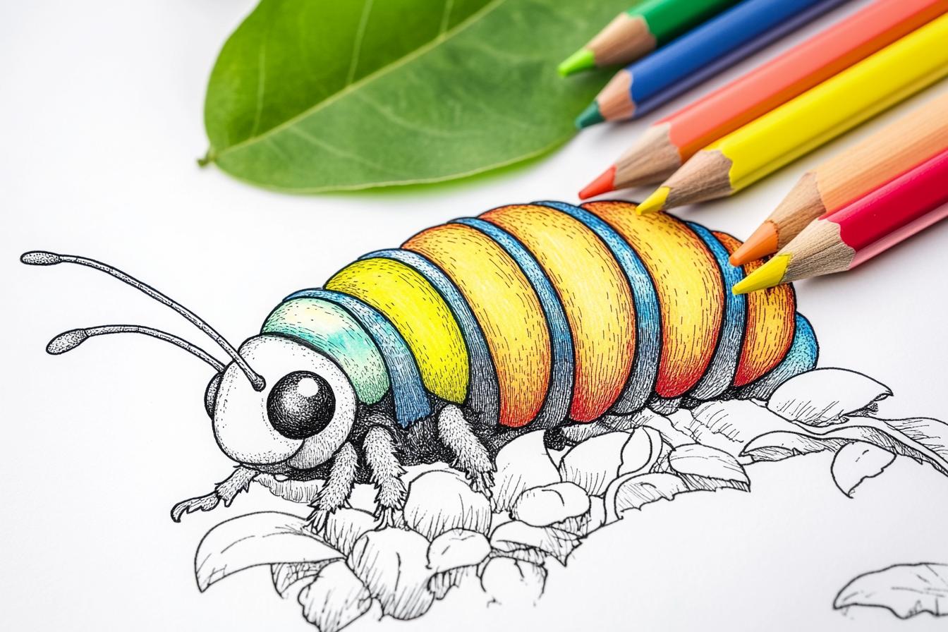 Caterpillar Coloring Pages Free Printable PDF Caterpillar Coloring Pages