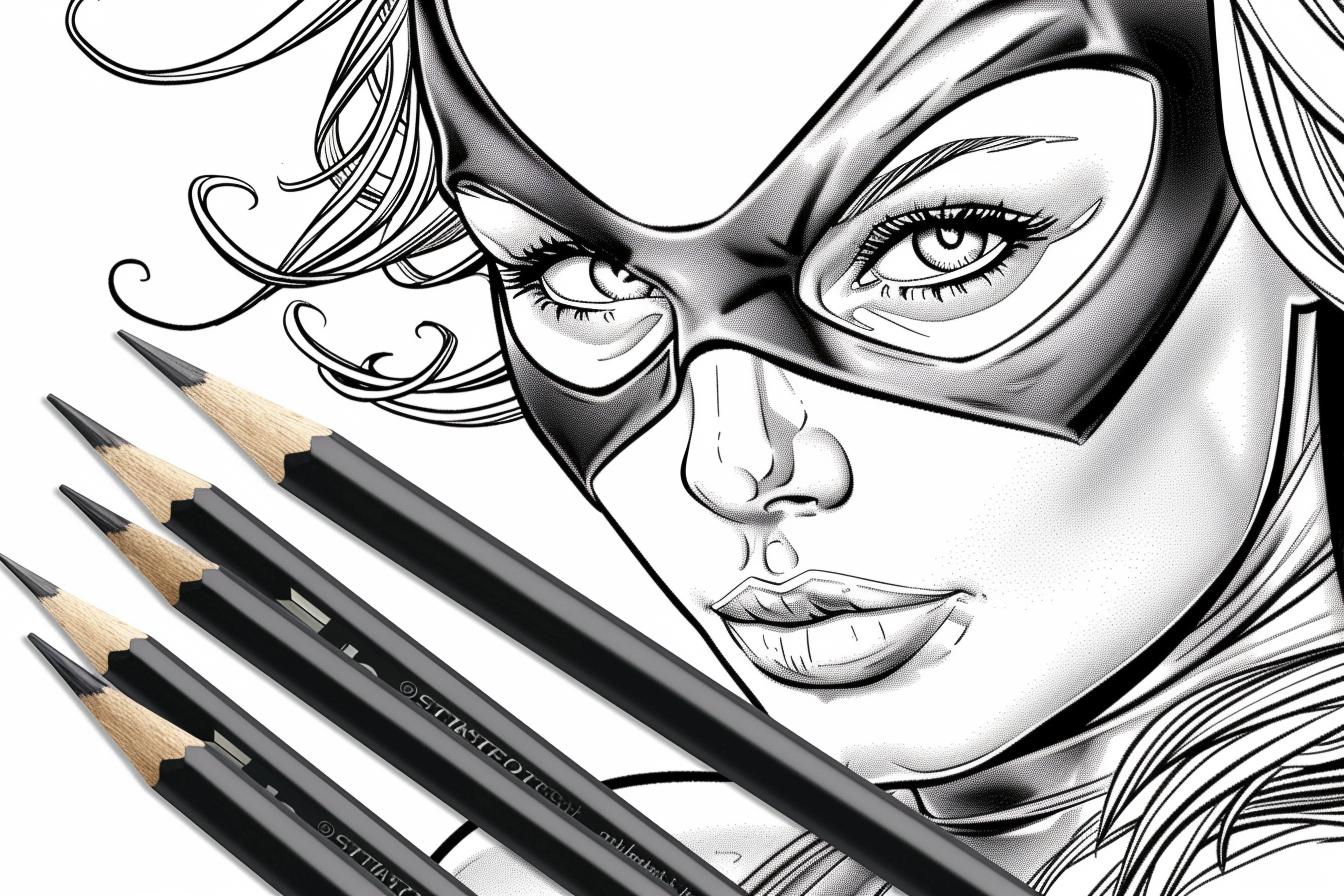 Catwoman Coloring Pages Free Printable PDF Catwoman Coloring Pages
