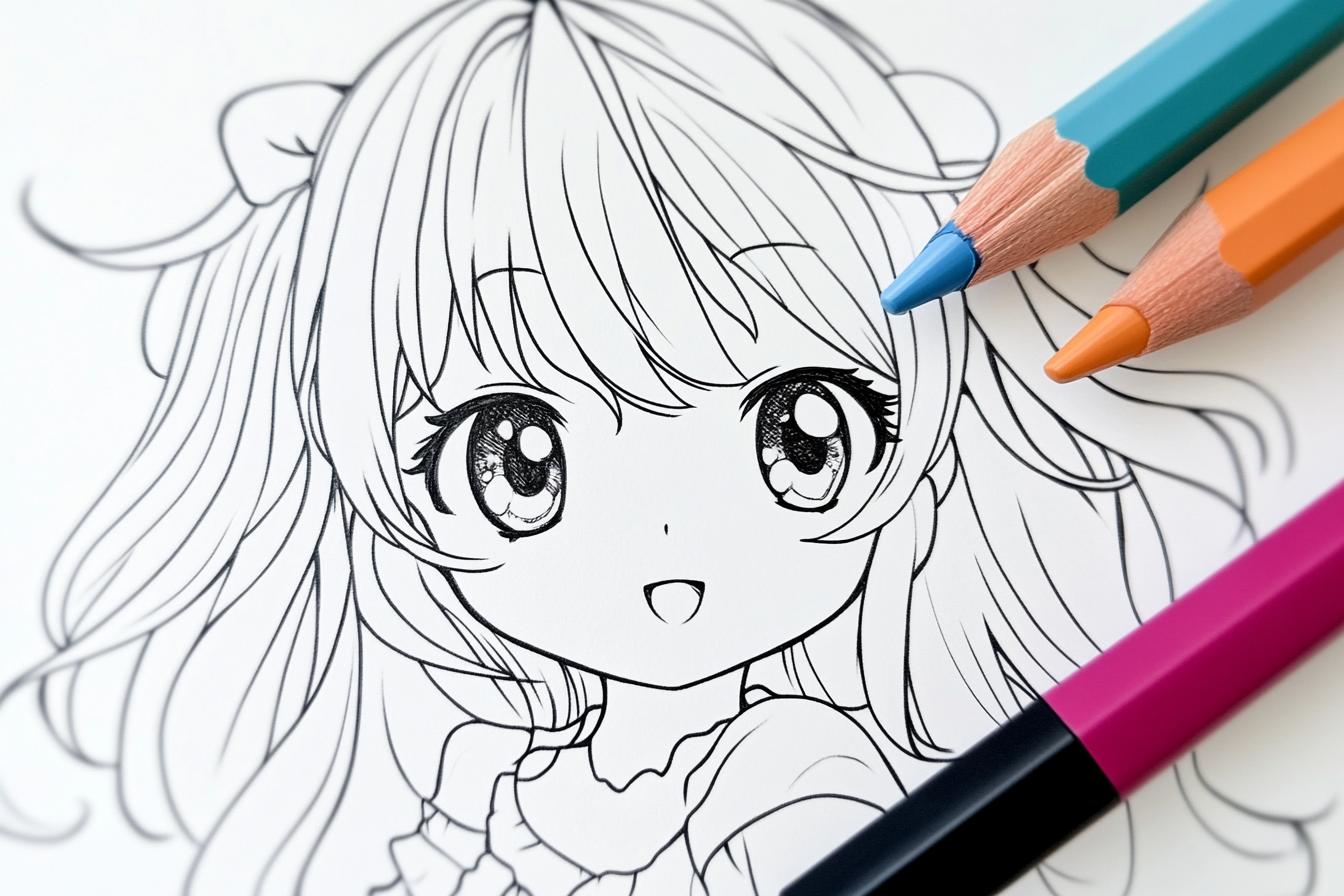 Chibi Coloring Pages Free Printable PDF Chibi Coloring Pages