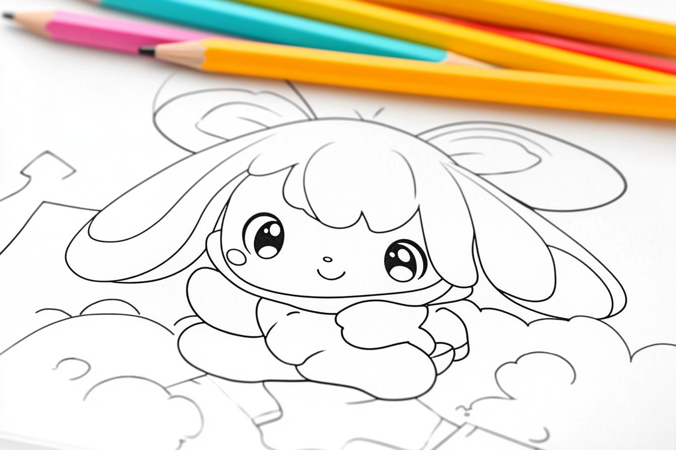 Cinnamoroll Coloring Pages Free Printable PDF Cinnamoroll Coloring Pages