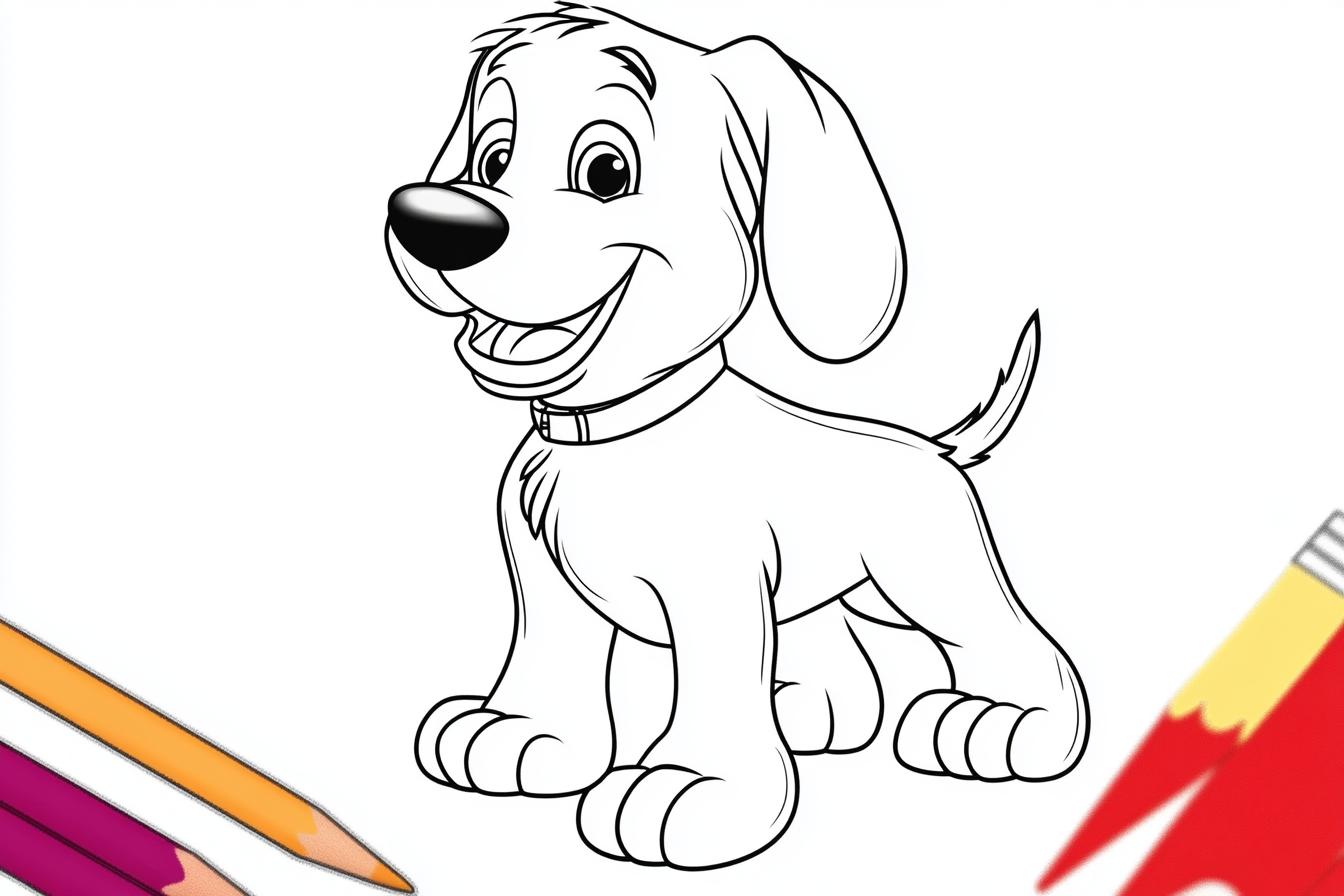 Free Printable PDF Clifford Coloring Pages