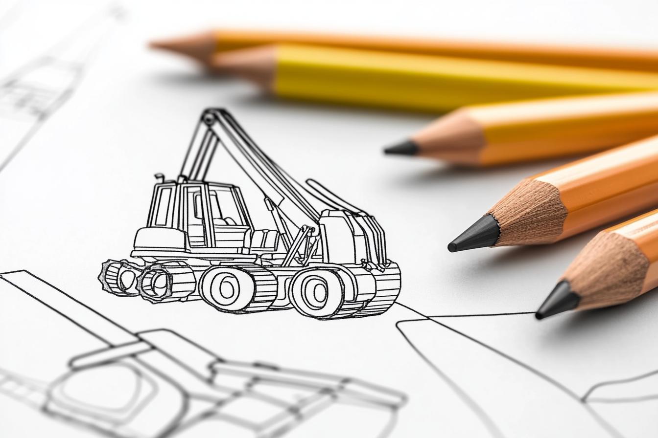 Construction Coloring Pages Free Printable PDF Construction Coloring Pages