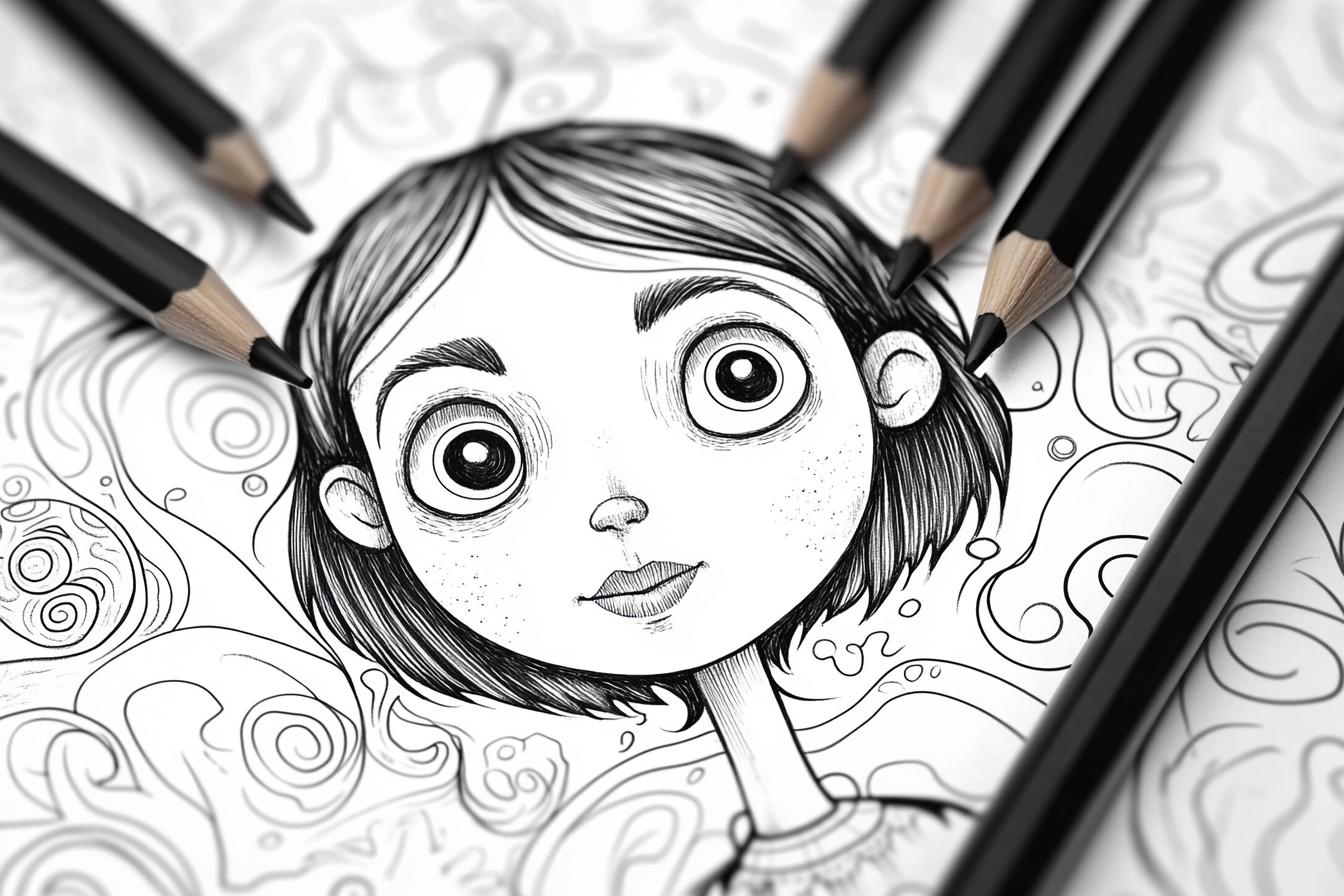 Free Printable PDF Coraline Coloring Pages