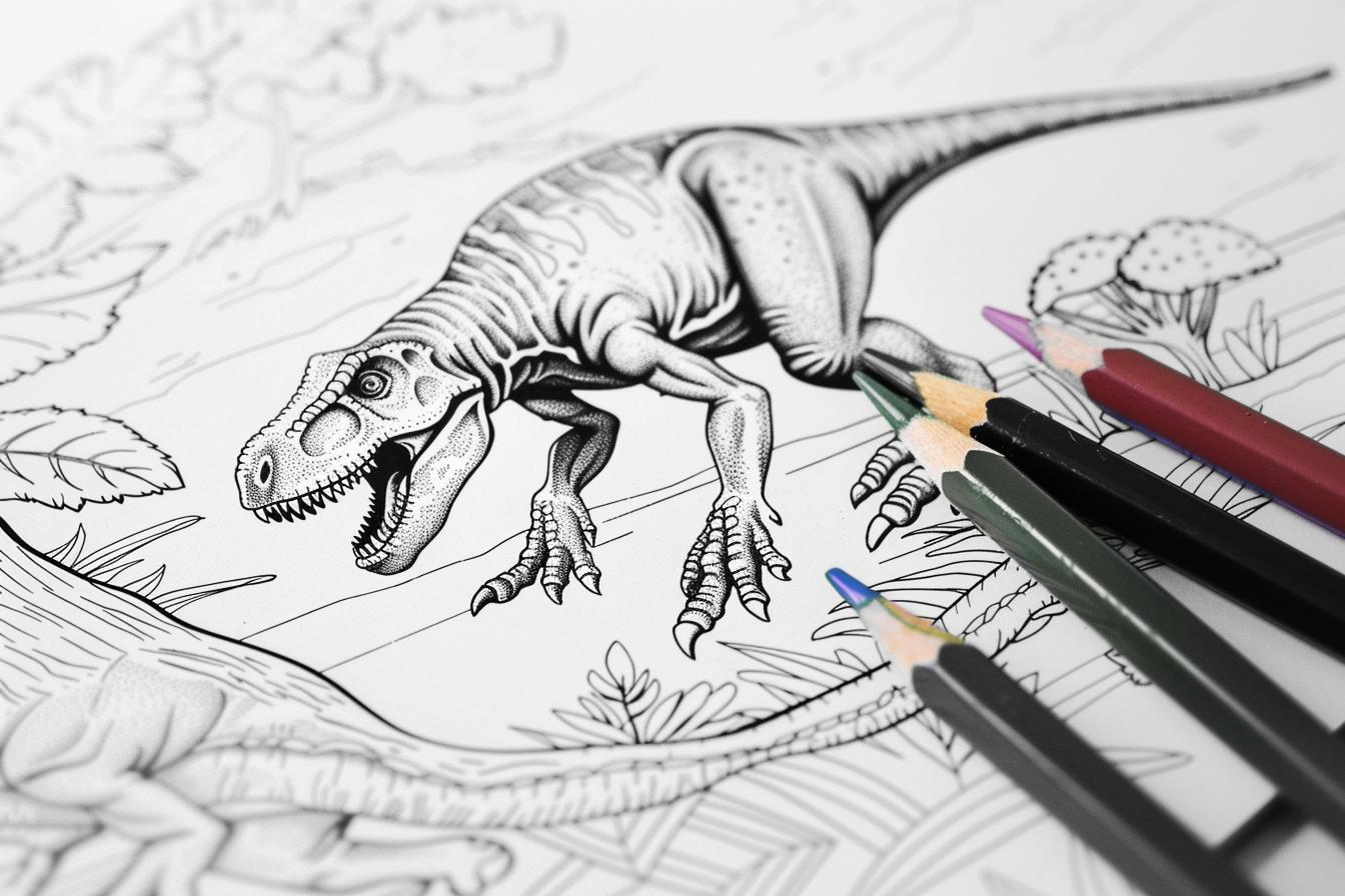 Dinosaur Coloring Pages Free Printable PDF Dinosaur Coloring Pages