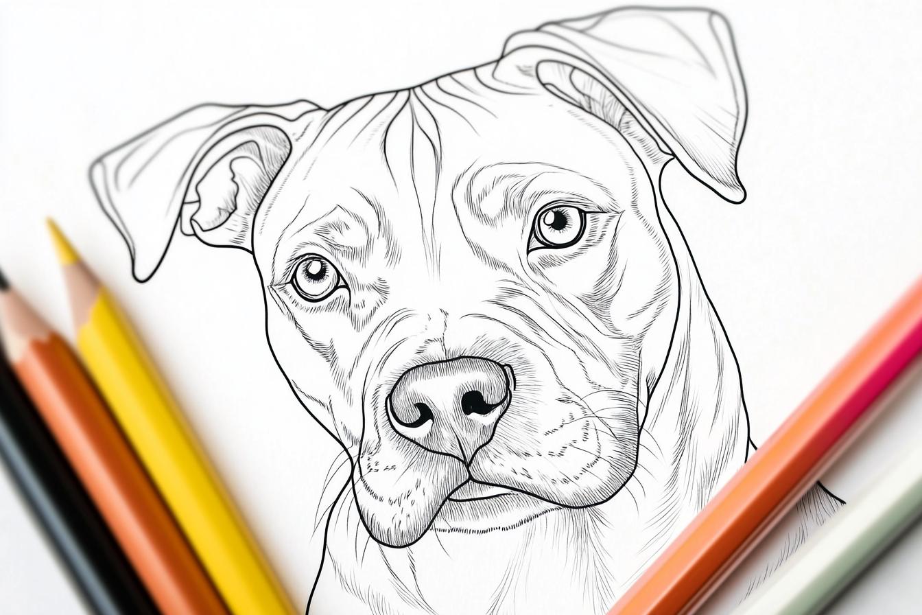Dog Coloring Pages Free Printable PDF Dog Coloring Pages