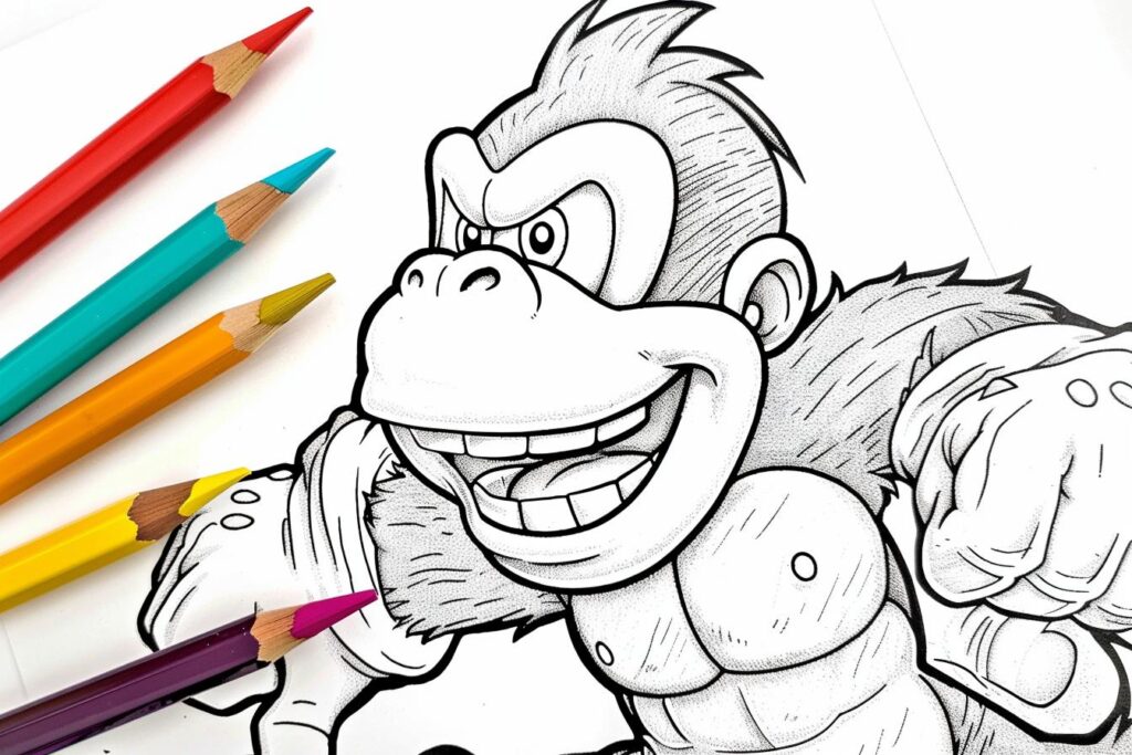 Retro Coloring Pages Journey Back in Time with Nostalgic Designs