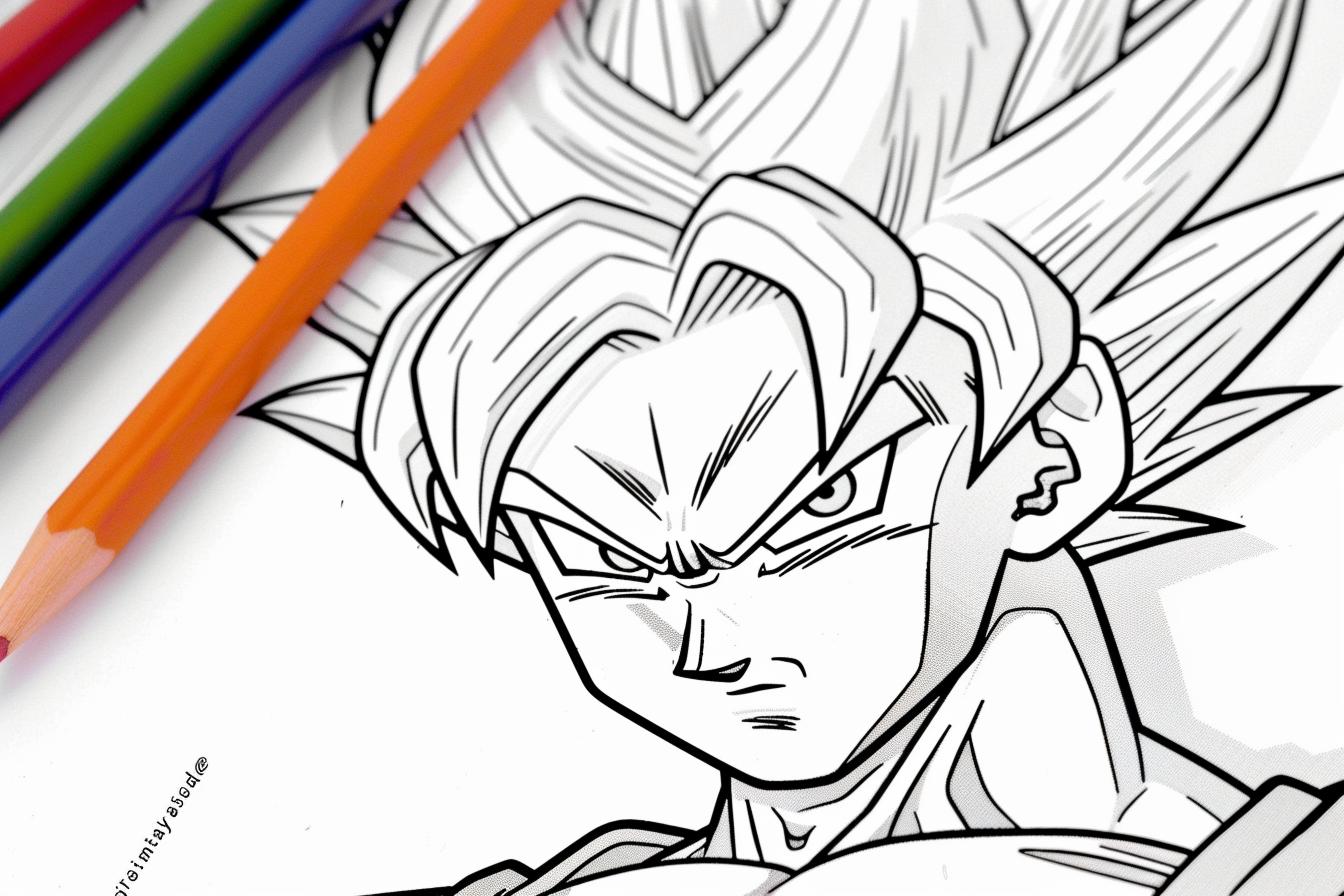 Dragon Ball Z Coloring Pages Free Printable PDF Dragon Ball Z Coloring Pages