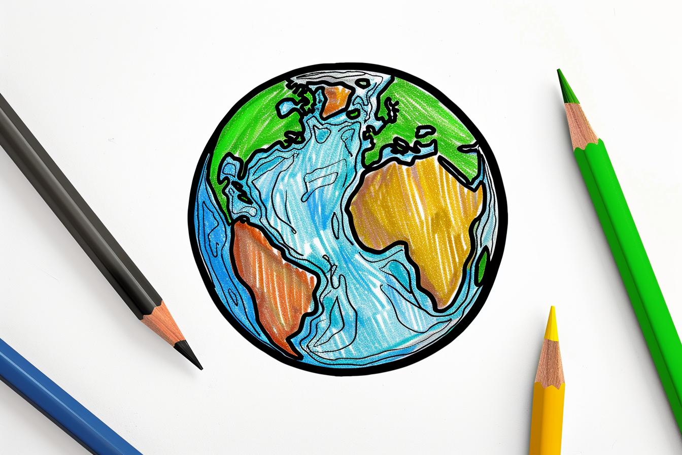 Earth Coloring Pages Free Earth Coloring Pages
