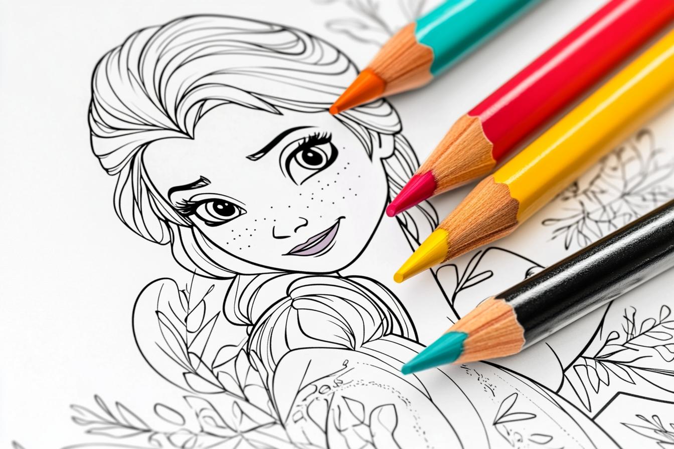 Elsa Coloring Pages Free Printable PDF Elsa Coloring Pages
