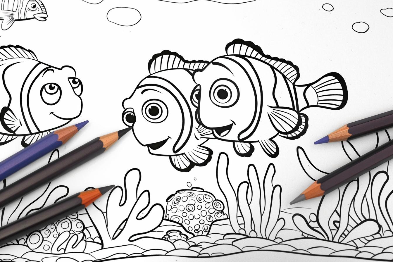 Finding Nemo Coloring Pages Free Printable PDF Finding Nemo Coloring Pages