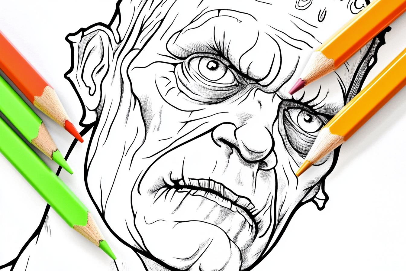 Frankenstein Coloring Pages Free Printable PDF Frankenstein Coloring Pages
