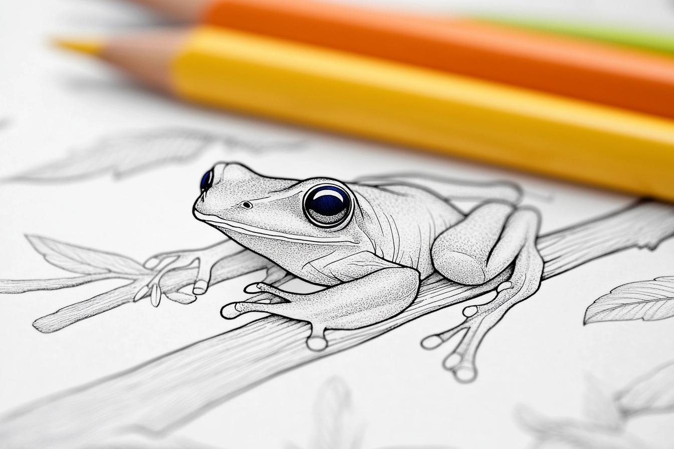 Frog Coloring Pages Free Printable PDF Frog Coloring Pages