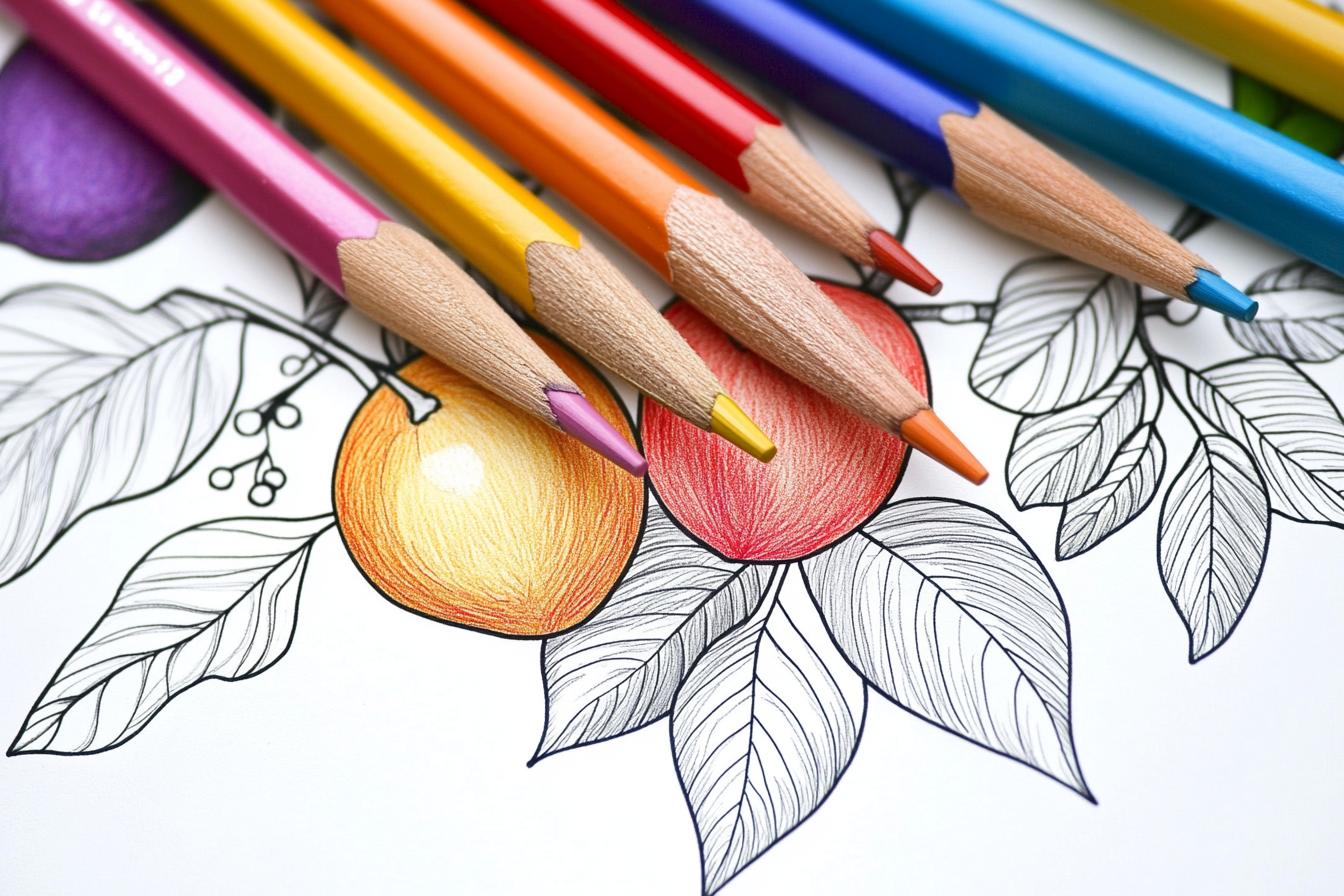 Free Printable PDF Fruit of The Spirit Coloring Page