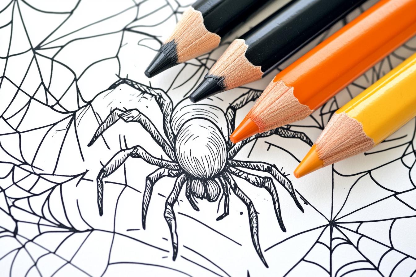 Ghost Spider Coloring Pages Free Printable PDF Ghost Spider Coloring Pages