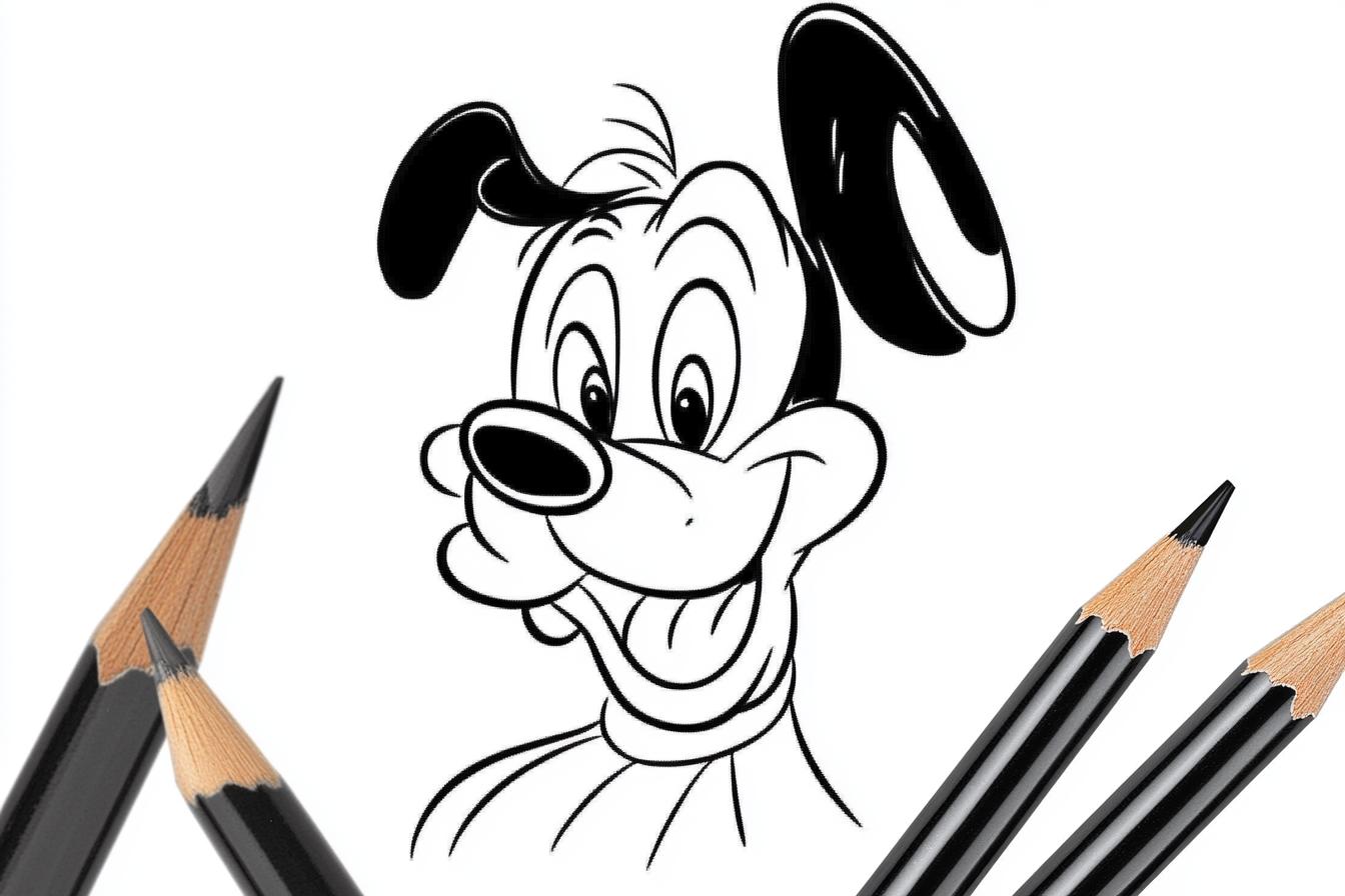 Goofy Coloring Pages Free Printable PDF Goofy Coloring Pages