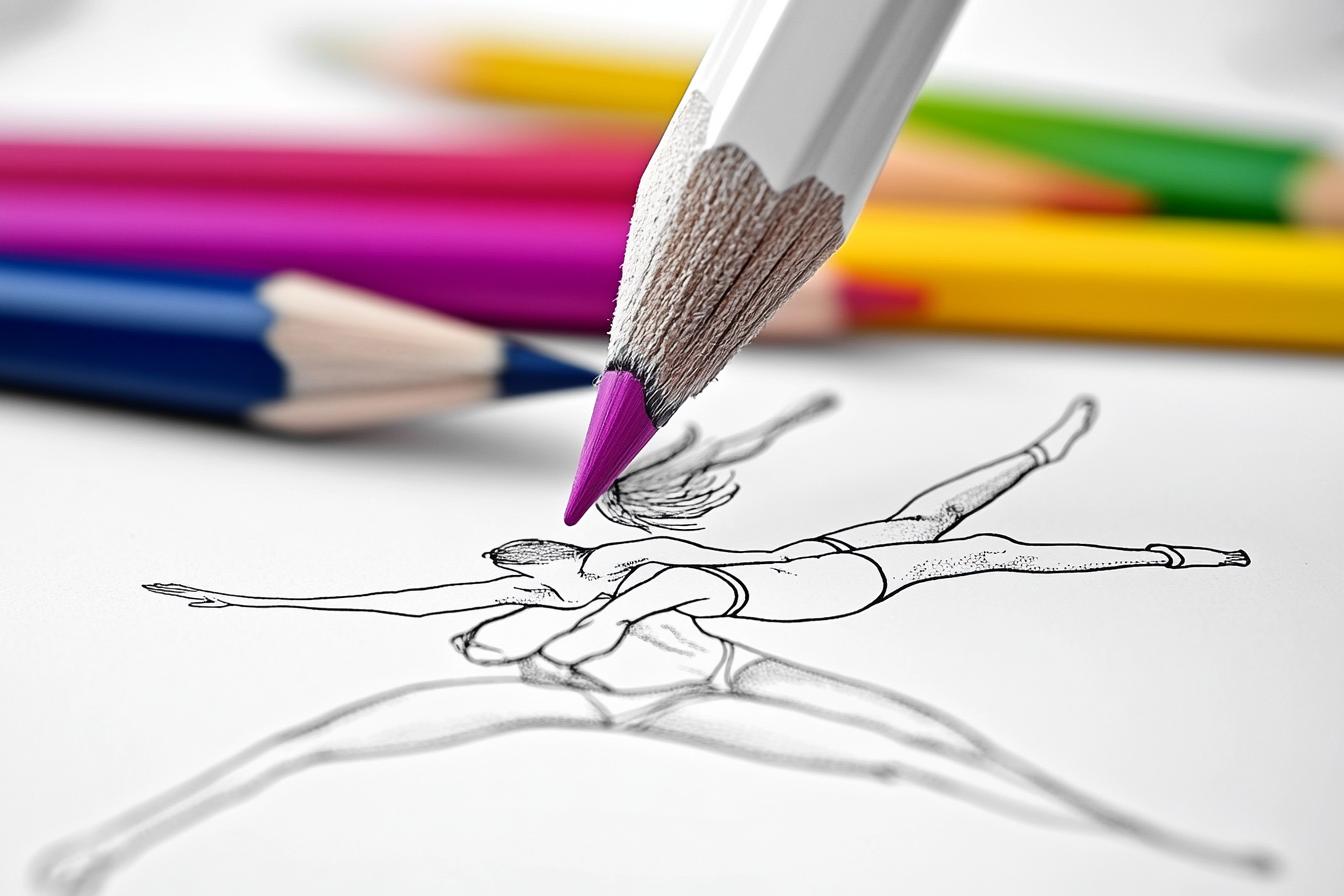 Gymnastics Coloring Pages Free Printable PDF Gymnastics Coloring Pages